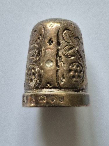 1935 silver thimble 925 - 1935, thimble,