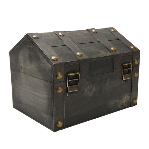 Wooden treasure chest - chest, boxes