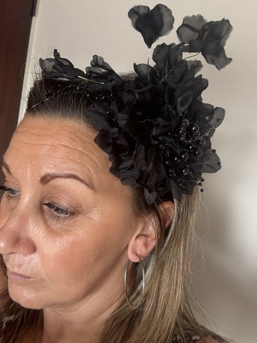 Black flower design - flower,