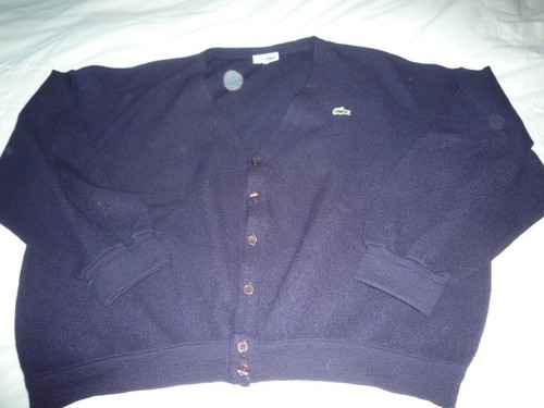 Vintage lacoste mens cardigan - mens,
