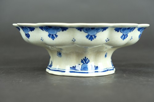 Dutch delft blue lobed - dutch, bowl