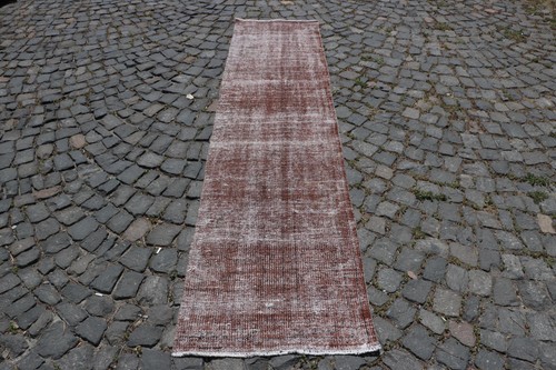 Runner rug 2x8 brown white - runner,