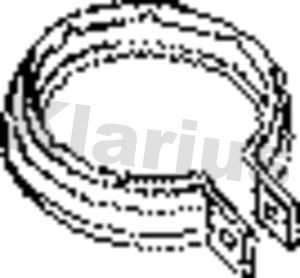 Klarius exhaust clamp - exhaust,