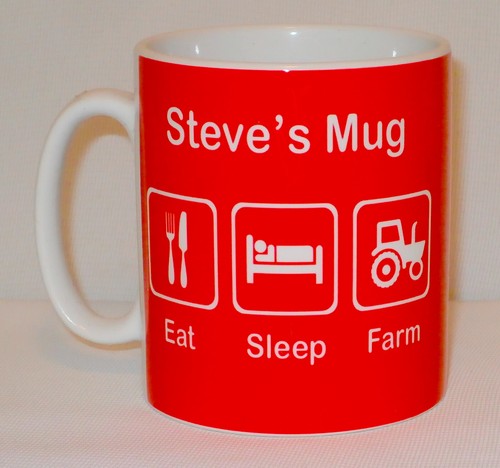 Eat sleep farm - eat, mug