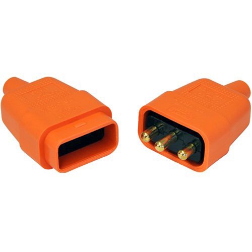 Amp pin connecter orange - connecter,