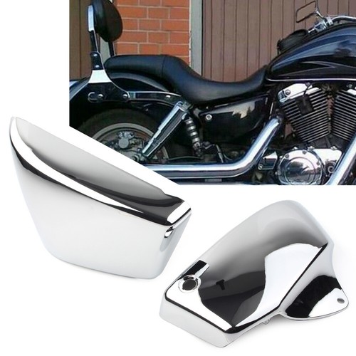 Chrome side battery cover fit - cover,