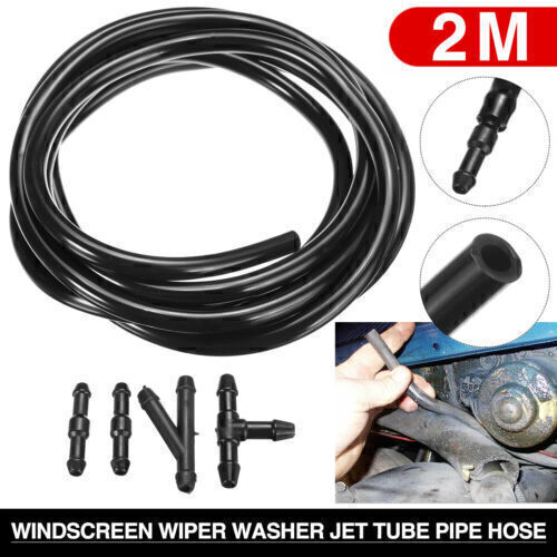 Black rubber windscreen - black, wiper