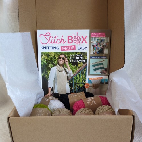 Stitch box knitting - , made