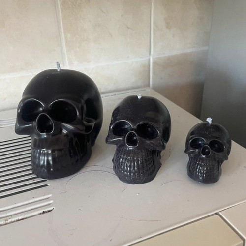 Set black skull wax - black,