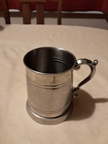 Pewter tankard mug glass - mug,