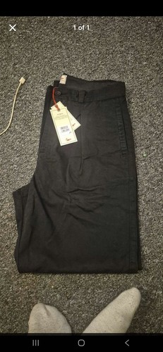 Aubin black jean trousers - black,