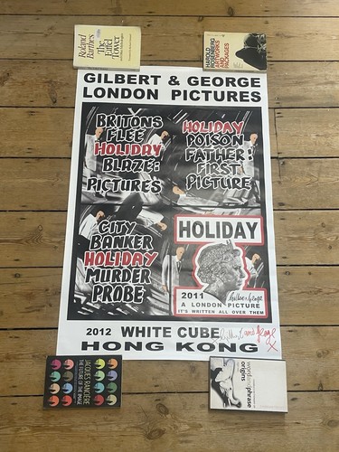 Gilbert george signed - gilbert,