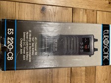 Retro Handheld Eurosonic CB Radio 40 Chanel FM ES220 CB W/ Cigarette Power
