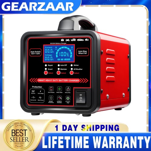 Heavy duty car battery charger - heavy,