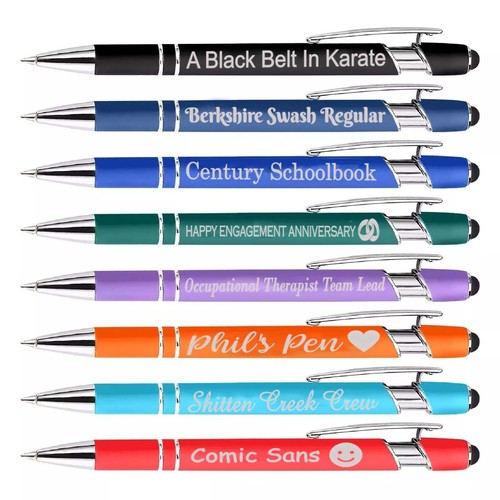 Personalised stylus pens 10 - pens, 1-10