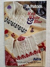Vintage Patons Red, White &