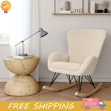 Fabric Upholstered Rocking