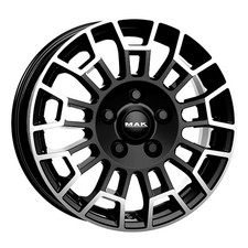 ALLOY WHEEL MAK NOMAD FOR FIAT DUCATO CAMPER 7.5X18 5X118 BLACK MIRROR 176
