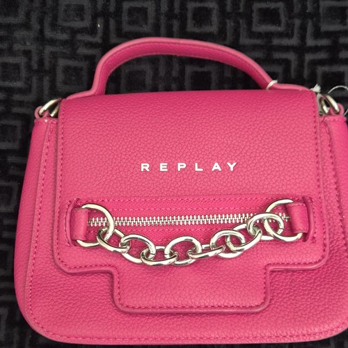 Replay pink faux leather - pink,