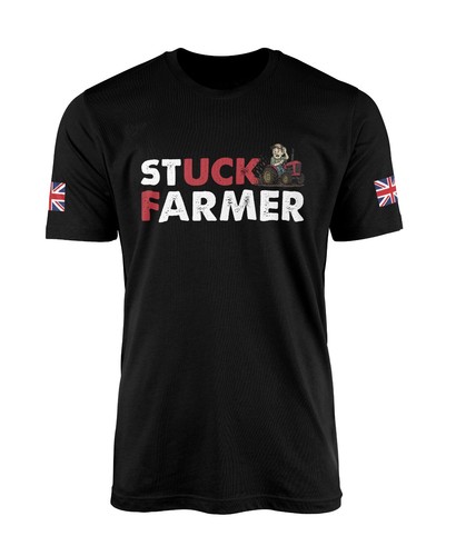 Funny stuck farmer - funny, political
