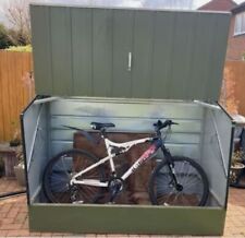 Trimetals Metal Bike Shed locker 6x3 pent shape
