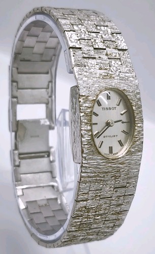 Vtg 1960 tissot stylist - vtg, white