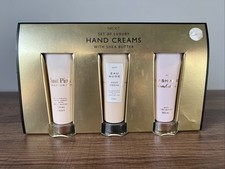 NEXT SET OF LUXURY HAND CREAMS SHEA BUTTER JUST PINK EAU NUDE CASHMERE NEW 30ML