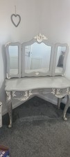 French Style Dressing Table with Mirror Shabby Chic