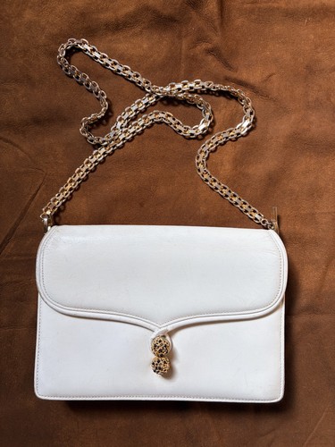 Vintage gucci white leather - gucci,