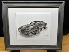 Drawing of a 1982 Pontiac