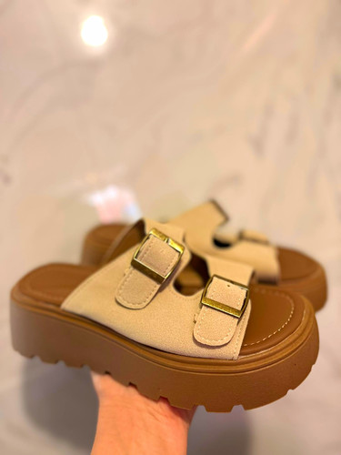 Women beige brown slip - beige/brown, slip-on
