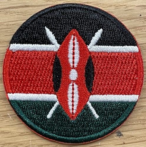 Kenya country flag - flag, embroidered