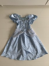 Cinderella Costume Disney Store Age 5-6 Blue Dress