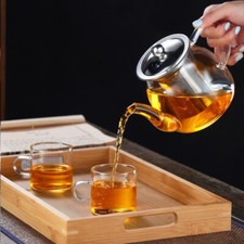 Glass Teapot with Stainless