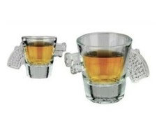 Gun 8 Pack Novelty Shot Glasses Pistol Head Handle Perfect Gift whisky Vodka