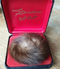 Vintage Stratton Mink Brooch With Original Box Excellent Condition
