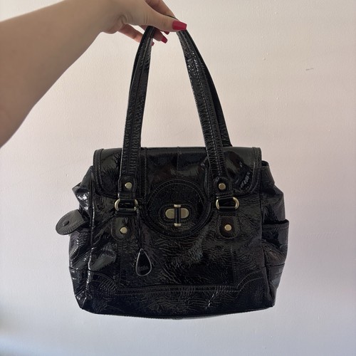 Tula black patent leather - black,