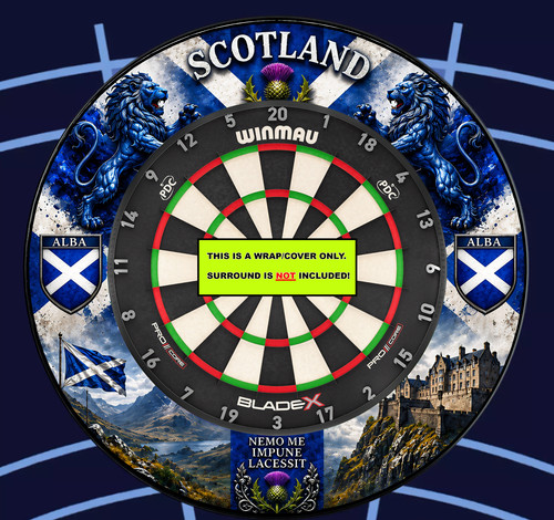 Scotland dartboard surround - scotland,