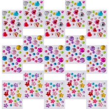  15 Sheets Sticker Jewels