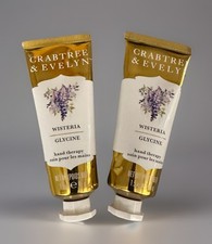Crabtree & Evelyn Wisteria Hand Therapy Cream 2x45g Limited Edition~Canada