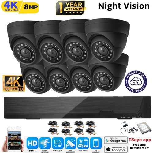 8mp cctv kit dvr - dvr, system