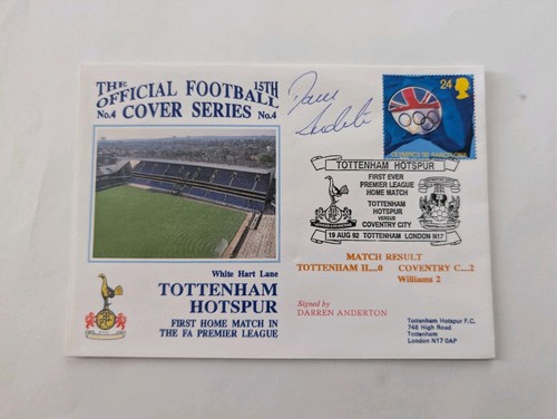 Darren anderton signed fdc - darren,