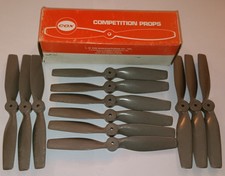 Vintage COX COMPETITION PROPS CAT. #243 5.5" X 4P box of 12. Original COX stock