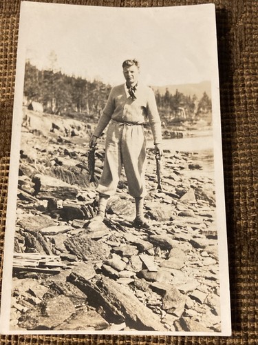 1928 vintage photo - man, in
