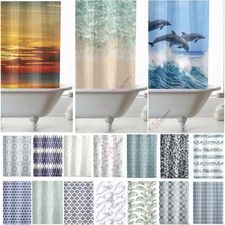 MODERN PRINT SHOWER BATHROOM