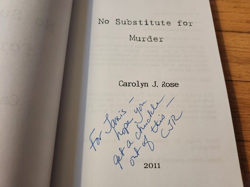 Carolyn rose signed no - rose,