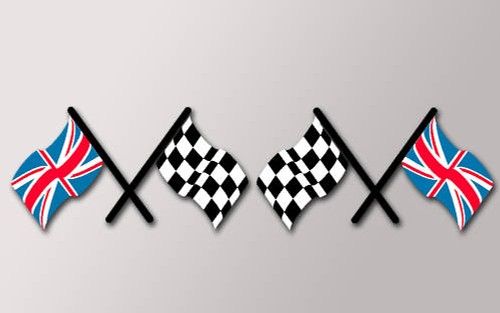 Chequered racing flags - uk,