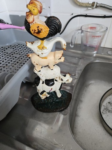 Cast iron farm animal - iron,