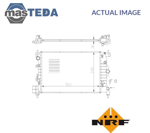 550003 engine cooling radiator - 550003,