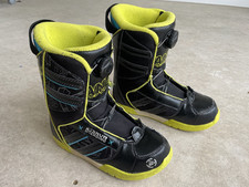 K2K Vandal Kids Snowboarding Boots.  Size: UK 3 /  EU 35.5. Boa Lacing System.